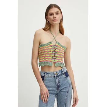 Bavlněný top MAX&Co. x FATMA MOSTAFA 2418361012200 vícebarevná MLC, vel. L