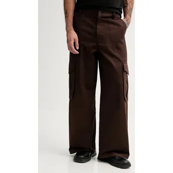 Dámské oblečení Bavlněné kalhoty Kenzo FF55PA2449GF.90 hnědá 89X, vel. 44