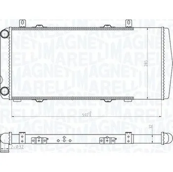 Motor automobilu Chladič, chlazení motoru MAGNETI MARELLI 350213180100