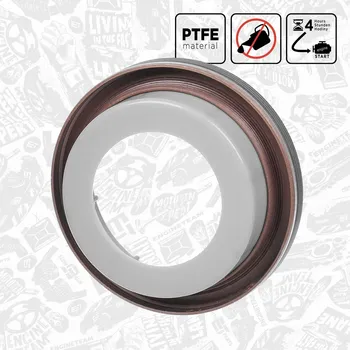 Těsnění motoru Těsnicí kroužek hřídele, klikový hřídel ET ENGINETEAM TM0054