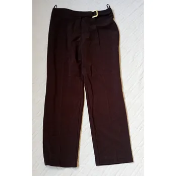 Dámské kalhoty Elegantní hnědé kalhoty M&S