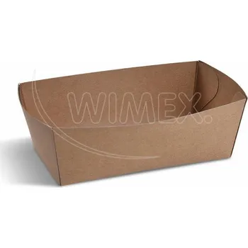 Jednorázové nádobí Papírová miska (FSC Mix) nepromastitelná kraft 165 x 90 x 60 mm 1000ml [100 ks]