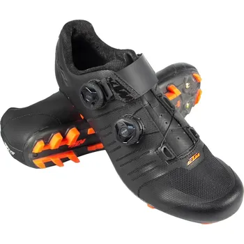 Tretry KTM FACTORY TEAM SHOES CARBON 3D MTB SPD, BLK/ORANGE 47