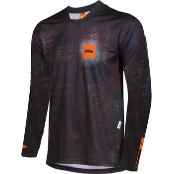 cyklistický dres Dres KTM FACTORY PRIME SHIRT LONGSLEEVE, BLACK/CARPET XL