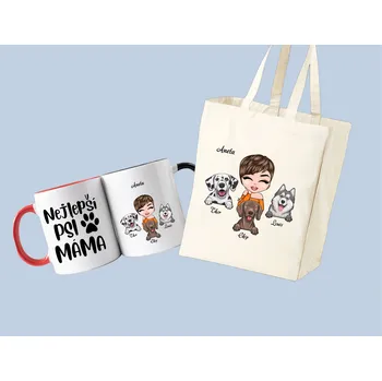 Gadget Sada - Psí máma - Až 3 psi 3 Červená