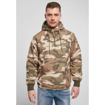 Pánská casual bunda Dřevěná kamufláž Pull Over Windbreaker Brandit hnědá 1753823