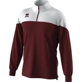 Pánská mikina ERREA´ ERREA BLAKE Tréninková mikina BARVA: vínová - bílá, Velikost: XS Výprodej – pánská tréninková mikina s polovičním zipem