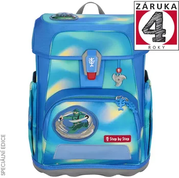 Školní batoh Školní aktovka Step by Step CLOUD FLASH, Ninja Zazu - 5 dílný set, AGR certifikát