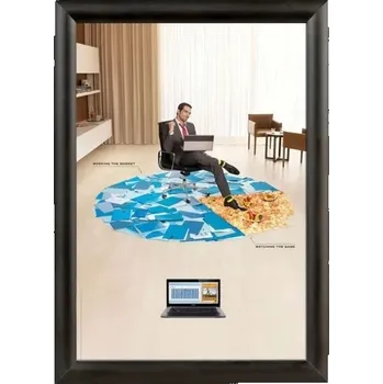 Černý kliprám s ostrýmy rohy 25 mm - A2