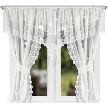 Záclona Fliying Hotová voálová záclona L722, 400x160 cm