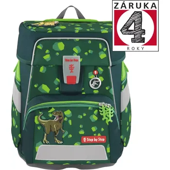 Školní aktovka Step by Step SPACE, Dino Targo - 5 dílný set, AGR certifikát