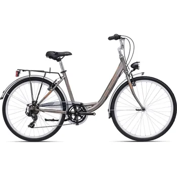 Dětské kolo CTM OLIVIA 2.0 26" matná šedohnědá / hnědá 2025