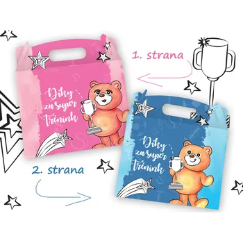 Dárkový potravinový koš LIPOO DÁRKOVÝ BOX DÍKY ZA SUPER TRÉNINK