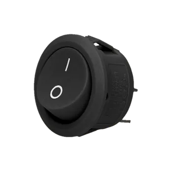 vypínač Kolébkový kulatý spínač OR-AE-13180/B černý