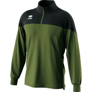 Pánská mikina ERREA´ ERREA BLAKE Tréninková mikina BARVA: khaki - černá, Velikost: L Výprodej – pánská tréninková mikina s polovičním zipem