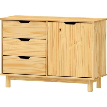 Idea-nábytek Komoda 1 dveře + 3 zásuvky BONITO 2 lak 32434