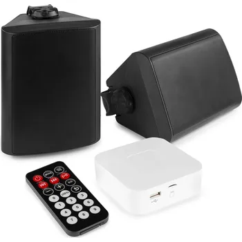 Hi-Fi komponenty Power Dynamics BT20 Mini zesilovač s BT a venkovními reproduktory (5" - 120W)