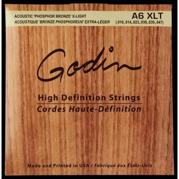 Struna pro kytaru a smyčcový nástroj GODIN Strings Acoustic Guitar XLT