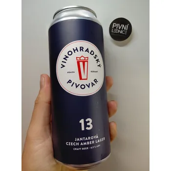 Pivo Vinohradský Jantarová 13 4,9% 0,5l