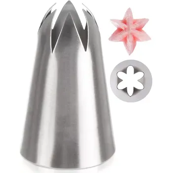 Kuchyňské náčiní Nerezová cukrářská zdobicí špička hvězda ORION