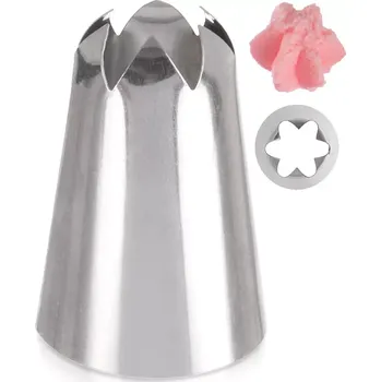 Tylka na zdobení z nerezové oceli – květ