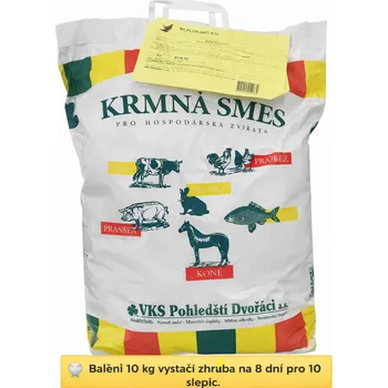 Krmivo pro hospodářské zvíře VKS Pohledští Dvořáci Drť pro nosnice 10 kg VKS Pohledští Dvořáci