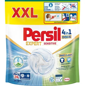 Kapsle na praní Kapsle na praní Persil Discs 4 in 1 Expert Sensitive - 34 ks