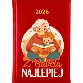 Kalendář Knižní kalendář 2026 A5 FunnyCase červený