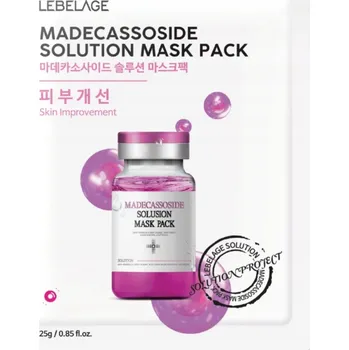 Pleťová maska Lebelage Madecassoide 25 g pleťová maska v plátýnku