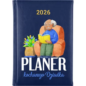 Kalendář Knižkový kalendář 2026 A5 FunnyCase modrý