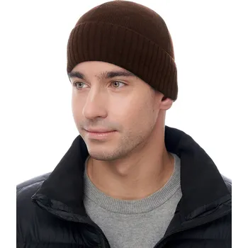 Čepice Marhatter Pánská pletená čepice - 1031 - hnědá