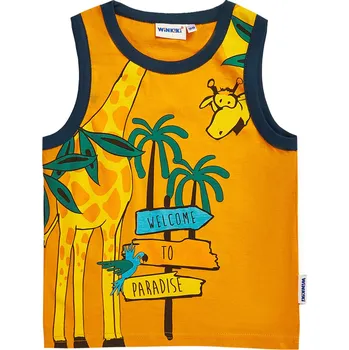 Chlapecké tílko Winkiki Kids Wear Chlapecké tílko Paradise - oranžová Velikost: 98