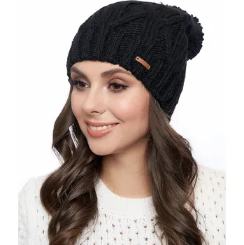 Čepice Marhatter Dámská pletená čepice - 9568 - černá