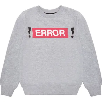 Chlapecké tričko Winkiki Kids Wear Chlapecká mikina Error - šedý melanž Velikost: 164