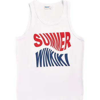 Chlapecké tílko Winkiki Kids Wear Chlapecké tílko Summer Winkiki - bílá Velikost: 146