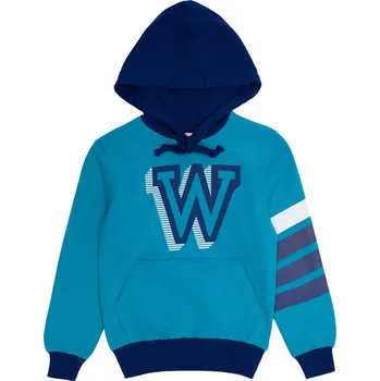 Chlapecká mikina Winkiki Kids Wear Chlapecká mikina s kapucí W - tyrkysová Velikost: 140