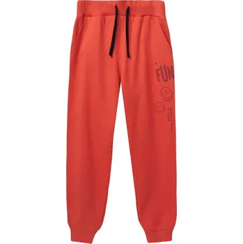 Winkiki Kids Wear Dívčí tepláky Fun - terakotová Velikost: 164