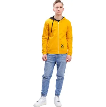 Chlapecká mikina Winkiki Kids Wear Chlapecká mikina s kapucí Superior - žlutá Velikost: 146