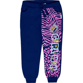 Dívčí šaty Winkiki Kids Wear Dívčí tepláky Girl Win - navy Velikost: 110