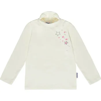 Dívčí svetr Winkiki Kids Wear Dívčí rolák Star - bílá Velikost: 110