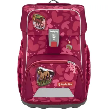 Školní batoh Školní aktovka Step by Step GIANT, Wild Horse Nora - 5 dílný set, AGR certifikát