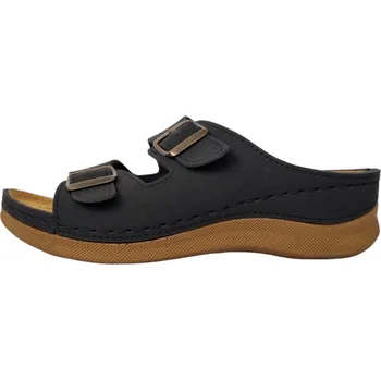 Dámská zdravotní obuv MEDI LINE dámské pantofle 4617 S001 černé Velikost: 40