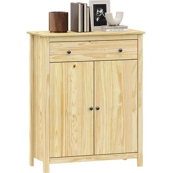 Idea-nábytek Komoda 2 dveře + zásuvka TORINO kovové úchytky 8060K