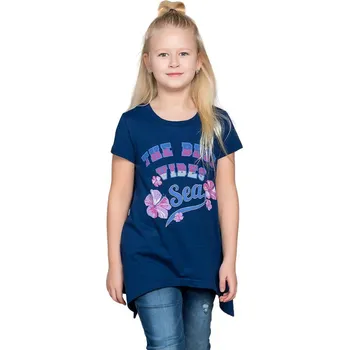 Dívčí šaty Winkiki Kids Wear Dívčí tunika Sea - navy Velikost: 164