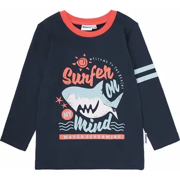 Winkiki Kids Wear Chlapecké tričko s dlouhým rukávem Surfer - navy Velikost: 122