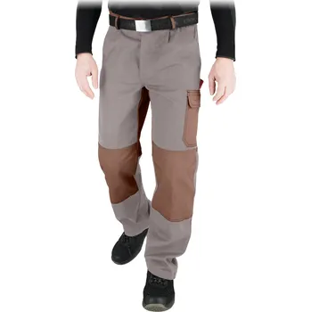 Pánské kalhoty Pánské pracovní kalhoty do pasu BOMULL 100% Bavlna prodyšné BÉŽOVÉ vel. 54