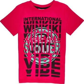 Winkiki Kids Wear Chlapecké tričko Summer Vibe - červená Velikost: 134