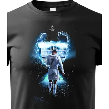 Chlapecké tričko Dětské tričko Cristiano Ronaldo 5, Barva Černá, Velikost 158 cm/12 roků, Canvas Dětské tričko Bezvatriko.cz 3004