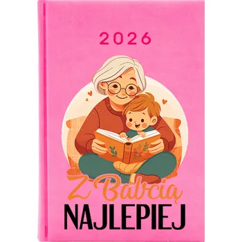 Kalendář Knižkový kalendář 2026 A5 FunnyCase růžový