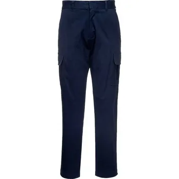 Pánské kalhoty Strečové Slim Fit Pracovní Kalhoty Bojówki PORTWEST [S231] Tmavě Modré 36 36 L